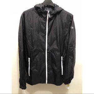 DKNY Logo Rain Hoodie Men Medium NWT Retail $150